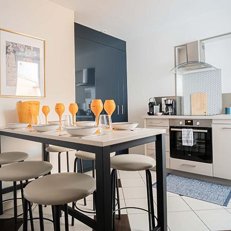 Triplex Cathedrale Parking Gratuit Appartement Reims Buitenkant foto