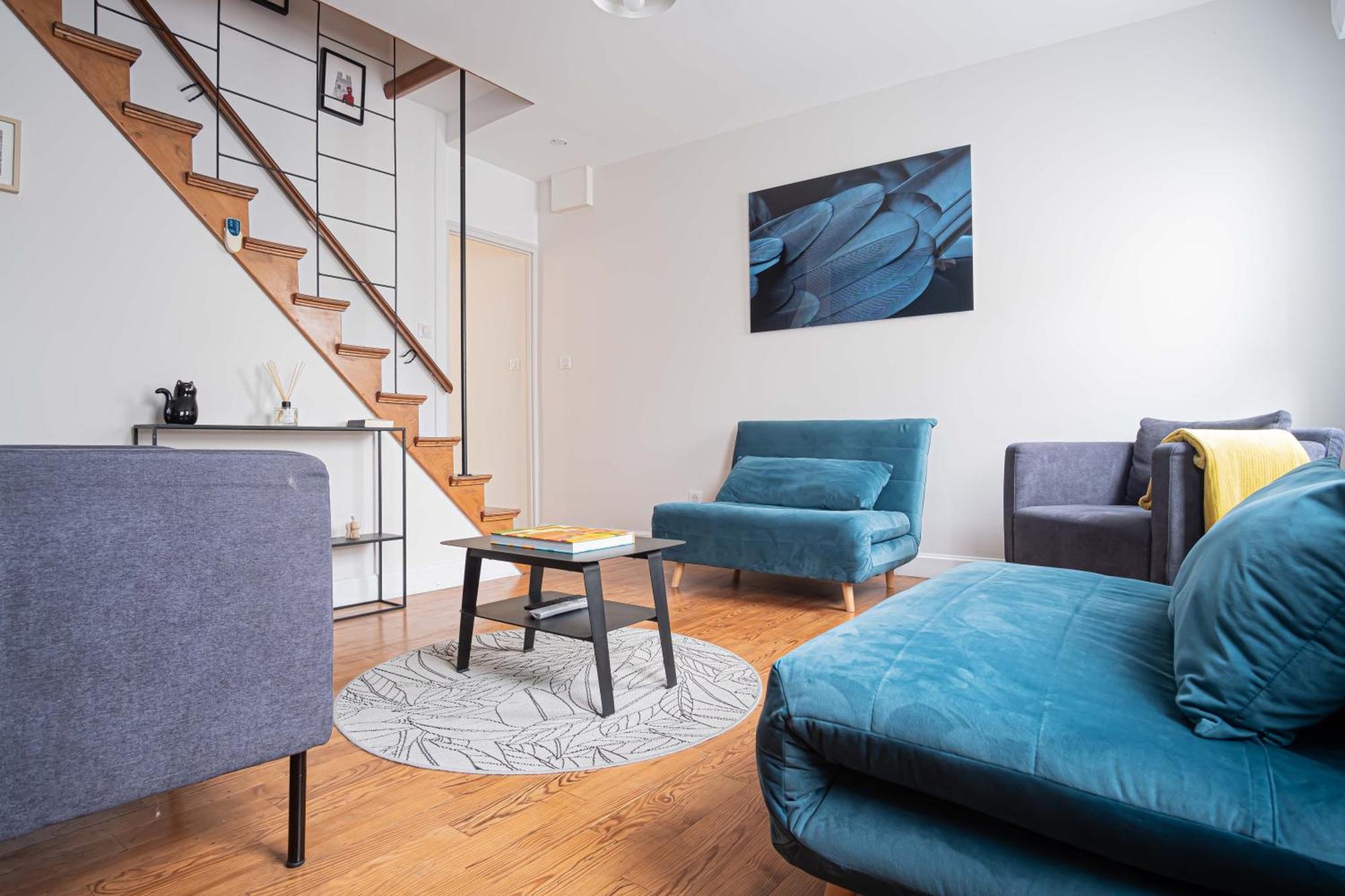 Triplex Cathedrale Parking Gratuit Appartement Reims Buitenkant foto